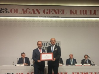 MÜSİAD EREĞLİ ŞUBESİNE PLAKET VERİLDİ