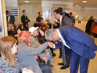 ÇATUROĞLU ESNAFLA BULUŞTU