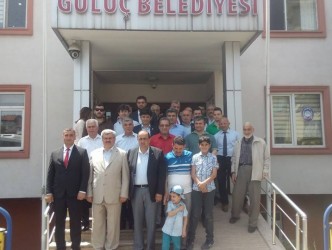 ÇATUROĞLU  GÜLÜÇ BELEDİYE BAŞKANINI ZİYARET ETTİ