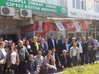 ÇİFT, ALAPLI’DA DERNEKLERİ ZİYARET ETTİ.