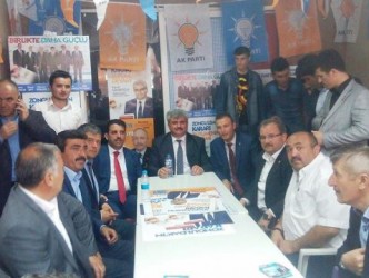 ORMANLI BELDESİNDE SEÇİM BÜROSU AÇTI
