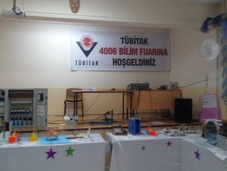 ENDÜSTRİ MESLEK LİSESİNDE BİLİM FUARI SERGİSİ AÇILDI