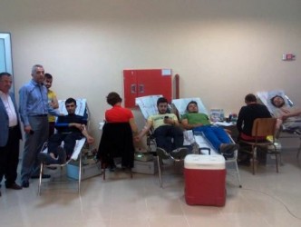 ÖĞRENCİ YURDUNDA KAN BAĞIŞI