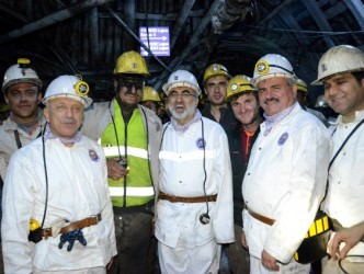 MADENCİLERİN NE ZOR ŞARTLAR ALTINDA ÇALIŞTIKLARINA TANIK OLDUK.