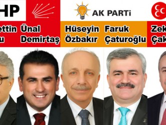 AK PARTİ 2,CHP 2, MHP 1