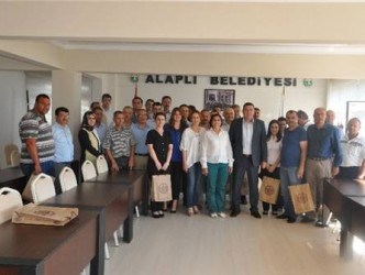 BAŞKAN TEKİN, PERSONELLE BAYRAMLAŞTI