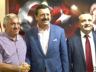 TÜRKİYE ODALAR VE BORSALAR BİRLİĞİ ALAPLI’DA TSO ZİYARET ETTİ