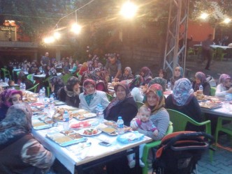 ORTACI KÖYÜNDE GELENEKSEL İFTAR YEMEĞİ