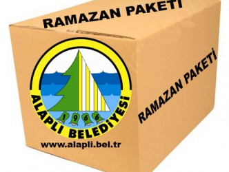 ALAPLI BELEDİYESİNDEN RAMAZAN YARDIMI