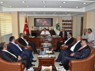 ODABAŞ BELEDİYE BAŞKANINI ZİYARET ETTİ