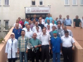 SAĞLIK ÇALIŞANLARINDAN TERÖRE TEPKİ