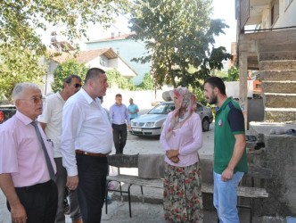 NURİ TEKİN, KAÇIRILAN İŞÇİLERİN AİLELERİNİ ZİYARET ETTİ