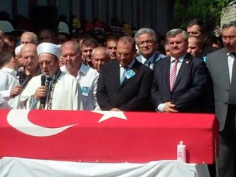 ZOGULDAK ŞEHİDİNİ UĞURLADI