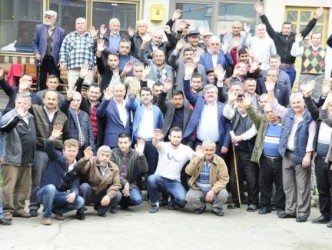 EREĞLİ’NİN EN UZAK KÖYÜNE AK PARTİ ÇIKARTMASI