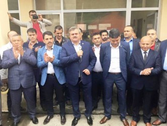 MADEN İŞÇİLERİNDEN ÇATUROĞLU’NA COŞKULU KARŞILAMA