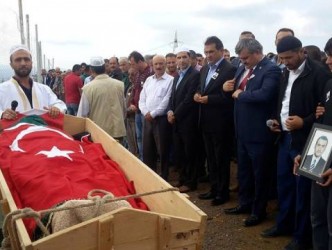 MADEN ŞEHİDİMİZ SON YOLCULUĞA UĞURLANDI