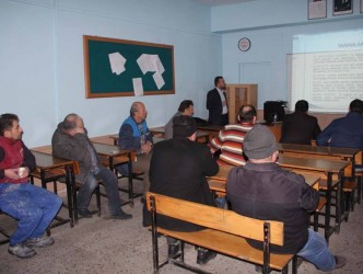 ALAPLI SANAYİ ESNAFINA İŞ SAĞLIĞI VE GÜVENLİĞİ BİLGİLENDİRME TOPLANTISI