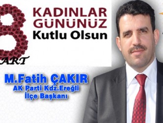 8 MART DÜNYA KADINLAR GÜNÜ KUTLAMA