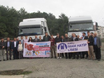BAYIRBUCAK TÜRKMENLERİNE  YARDIM MALZEMESİ GÖNDERİLDİ