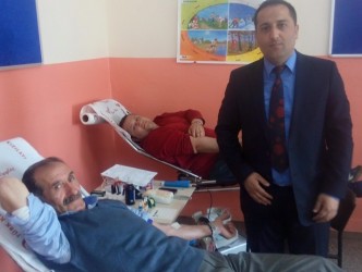 BÜYÜKTEKKE KÖYÜNDE KAN BAĞIŞI