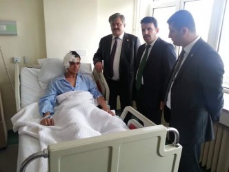 EREĞLİLİ GAZİYİ ZİYARET ETTİLER