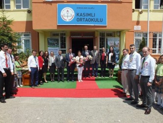 KASIMLI ORTAOKULUNA SAHA ZİYARETİ