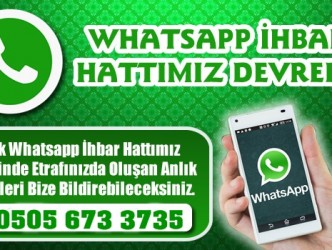 WHATSAPP HATTIMIZA HABER GÖNDEREBİLİRSİNİZ