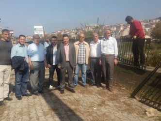 DSİ ALAPLI ÇAYI KENARINA FERFORJE YAPIYOR