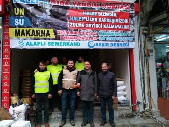 BEŞİR DERNEĞİNDEN HALEP’E YARDIM KAMPANYASI
