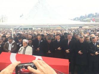 KOZLU ŞEHİDİNİ UĞURLADI
