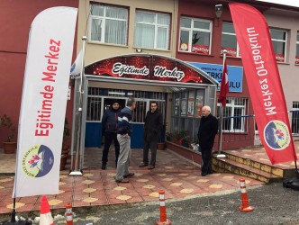 MERKEZ ORTAOKULUNDA YANGIN PANİĞİ