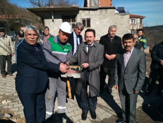 DOĞANCILAR KÖYÜNDE CAMİ TEMELİ ATILDI