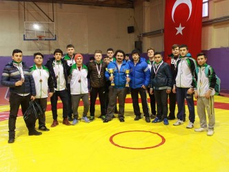 GÜREŞTE İL BİRİNCİSİ OLDULAR