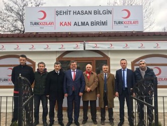 FARUK ÇATUROĞLU  KAN  ALIM BİRİMİNİ ZİYARET ETTİ