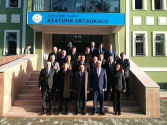 ATATÜRK ORTAOKULU YENİ BİNASINDA EĞİTİME BAŞLADI