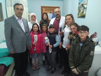 KILÇAK İLK VE ORTAOKULU ÖĞRENCİLERİ TIP BAYRAMINI KUTLADI