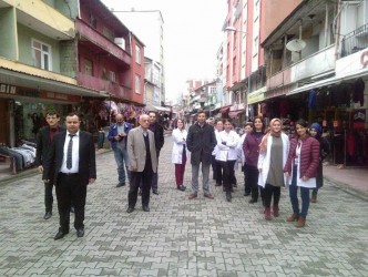 SAĞLIK ÇALIŞANLARI İLE YÜRÜYORUZ ETKİNLİĞİ