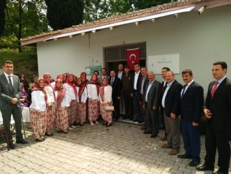OSMANLI KÖYÜNDE YIL SONU SERGİSİ AÇILDI