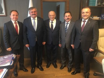 ÇATUROĞLU, BİLİM SANAYİ VE TEKNOLOJİ BAKANLIĞINI ZİYARET ETTİ