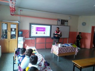 KÖY OKUL SERVİS ARAÇLARI DENETLENDİ