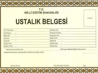 KALFALIK VE USTALIK BELGESİ OLMAYANLARA MÜJDE
