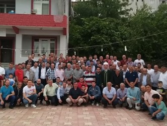 KÖY HALKI CAMİDE BAYRAMLAŞTI
