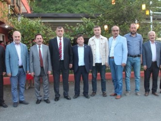 KAYMAKAM SAİM ESKİOĞLU’NA VEDA YEMEĞİ DÜZENLENDİ