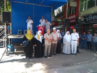 İLK KAFİLE DUALARLA UĞURLANDI