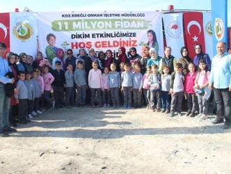 EREĞLİ’DE 37 BİN FİDAN DİKİLDİ