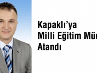 SUAT YÜKSEL MİLLİ EĞİTİM MÜDÜRÜ OLDU