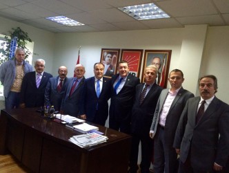CHP ALAPLI İLÇE TEŞKİLAT AKIN’I ZİYARET ETTİ.